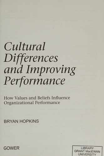 Cultural differences and improving performance