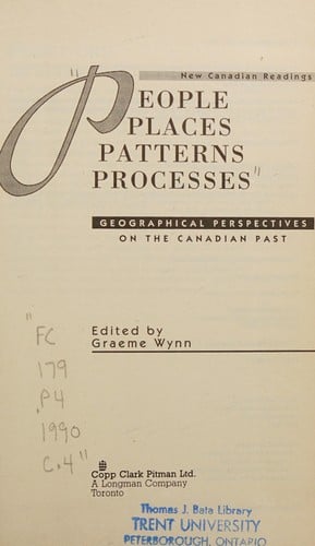 People, places, patterns, processes