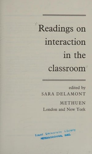 Readings on interaction in the classroom
