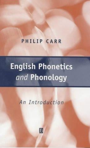 English phonetics and phonology