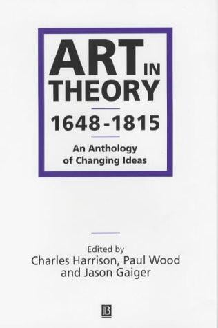 Art in theory, 1648-1815