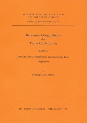 Répertoire géographique des textes cunéiformes