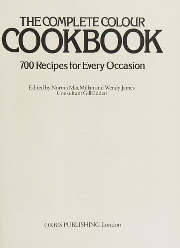 The Complete colour cookbook
