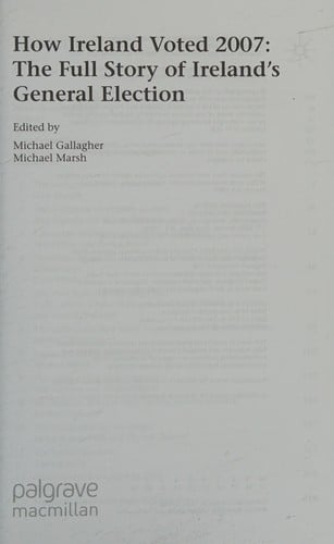 How Ireland voted 2007