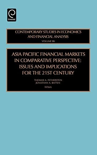 Asia Pacific financial markets in comparative perspective