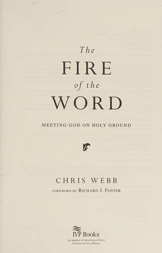 The fire of the Word