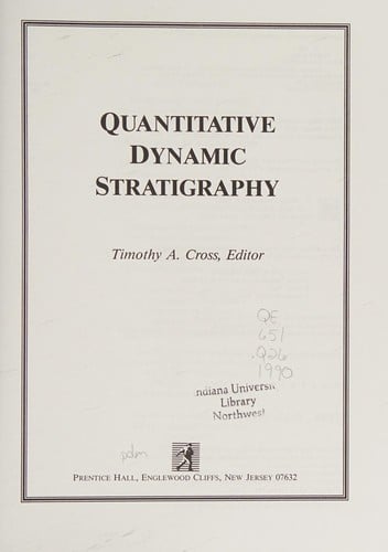 Quantitative dynamic stratigraphy