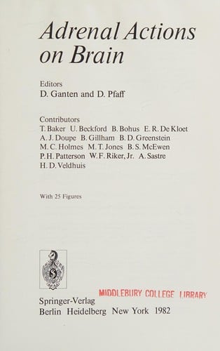 Adrenal actions on brain