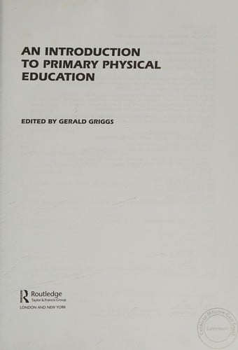 An introduction to primary physical education