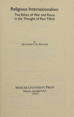 Religious internationalism