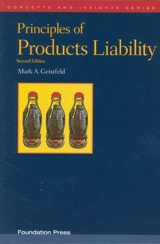 Principles of products liability