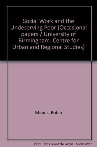 Social work and the 'undeserving' poor