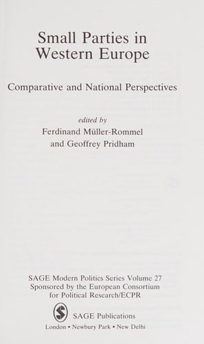 Small parties in Western Europe