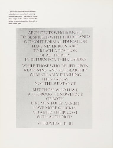 Vitruvius, On architecture