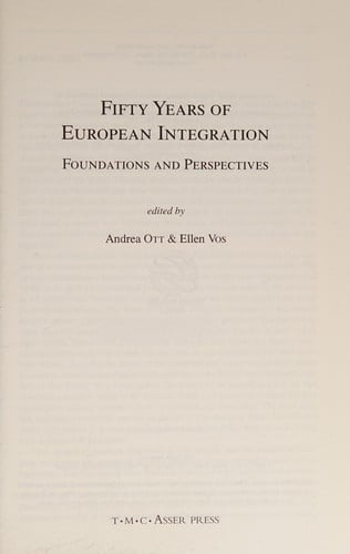 Fifty years of European integration
