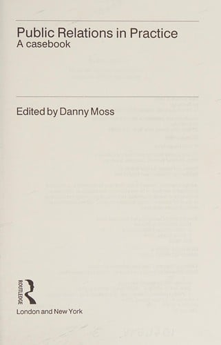 Public relations in practice