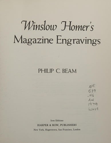 Winslow Homer's magazine engravings