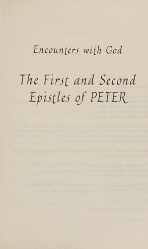 The first and second epistles of Peter
