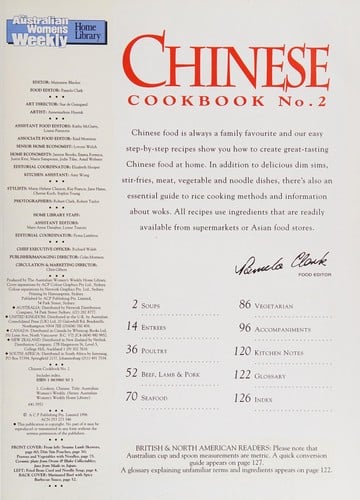 Chinese Cookbook