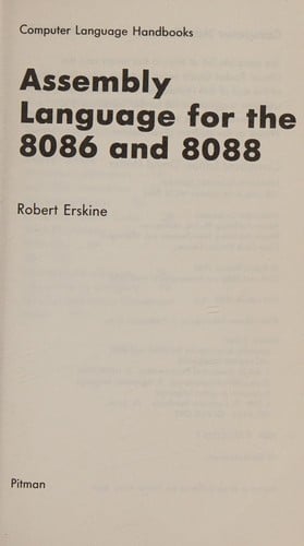 Assembly language for the 8086 and 8088
