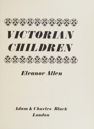 Victorian children