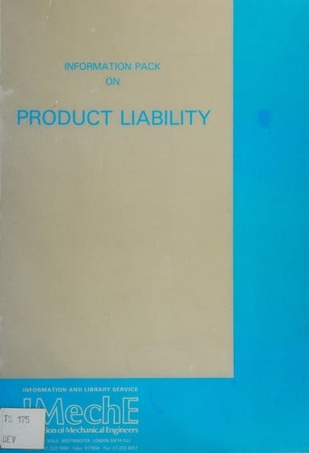 Information pack on product liability