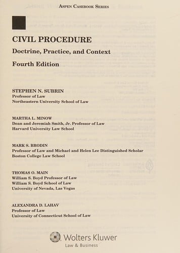 Civil procedure