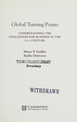 Global turning points