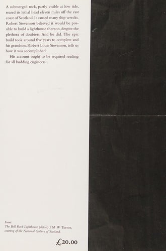 Robert Stevenson's account of the building of the Bell Rock lighthouse