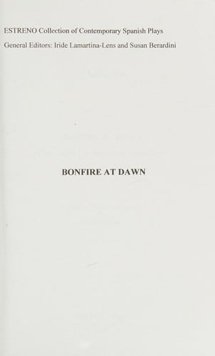 Bonfire at dawn