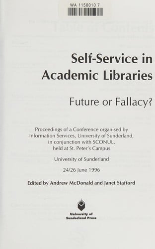 Self-service in academic libraries
