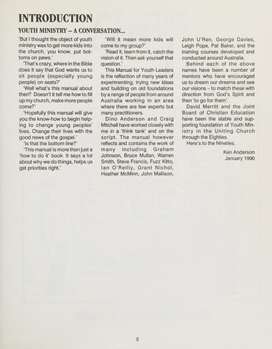 How to work with young people