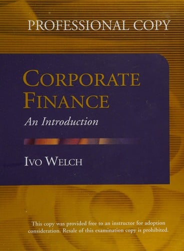 A first course in corporate finance