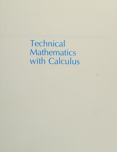 Technical mathematics with calculus