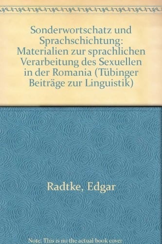 Sonderwortschatz und Sprachschichtung