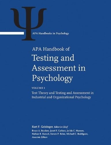APA handbook of testing and assessment in psychology