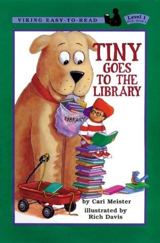 Tiny goes to the library