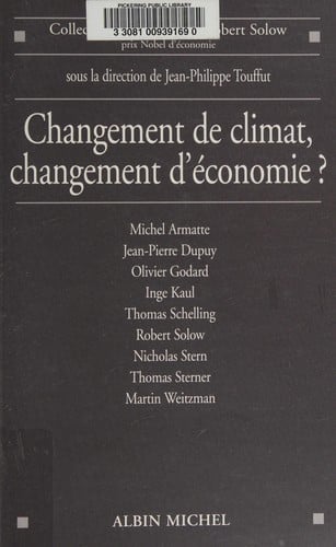 Changement de climat, changement d'économie?