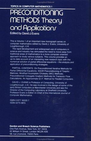 Preconditioning methods