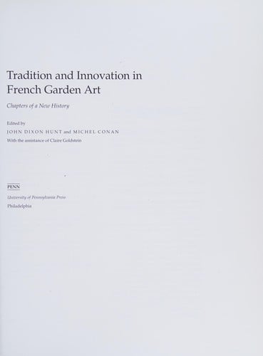 Tradition and innovation in French garden art