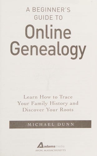 A beginner's guide to online genealogy