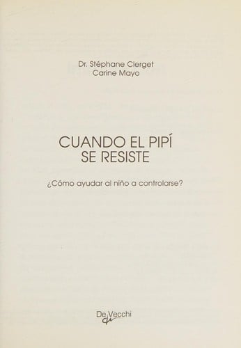 Cuando el pipí se resiste