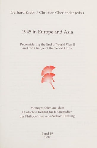 1945 in Europe and Asia