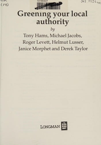 Greening Your Local Authority