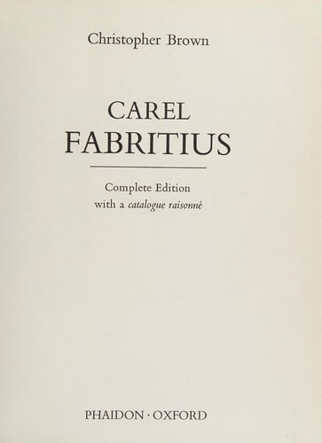 Carel Fabritius