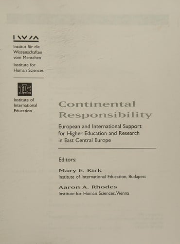 Continental responsibility