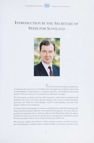 Scotland in the Union
