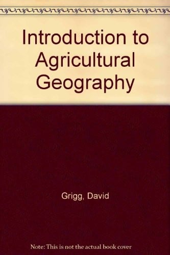 An introduction to agricultural geography