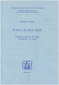 Il ritorno dei filosofi antichi