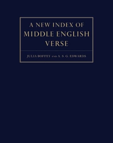 NEW INDEX OF MIDDLE ENGLISH VERSE